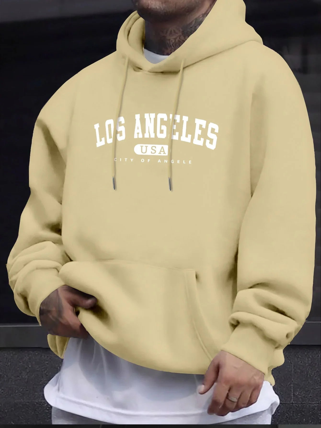 Los Angeles Hoodie – Unisex Oversized Sweater City Print