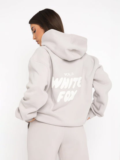 Luxe Lounge Set – White Fox Edition