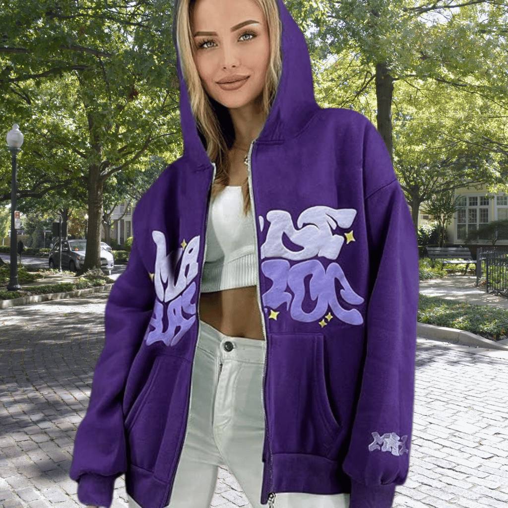 Unisex Hoodie with Graffiti Print – Streetwear in Trend Colors