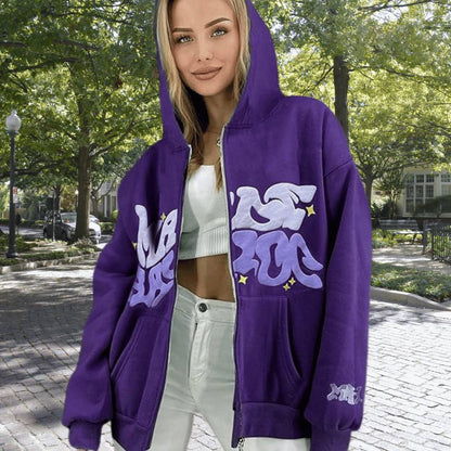 Unisex Hoodie with Graffiti Print – Streetwear in Trend Colors