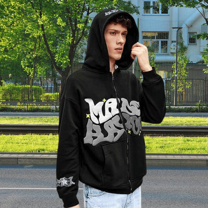 Unisex Hoodie with Graffiti Print – Streetwear in Trend Colors