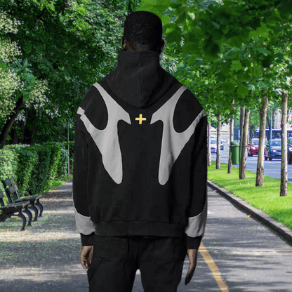 Unisex Hoodie with Abstract Design – Stylish, Comfortable and Versatile