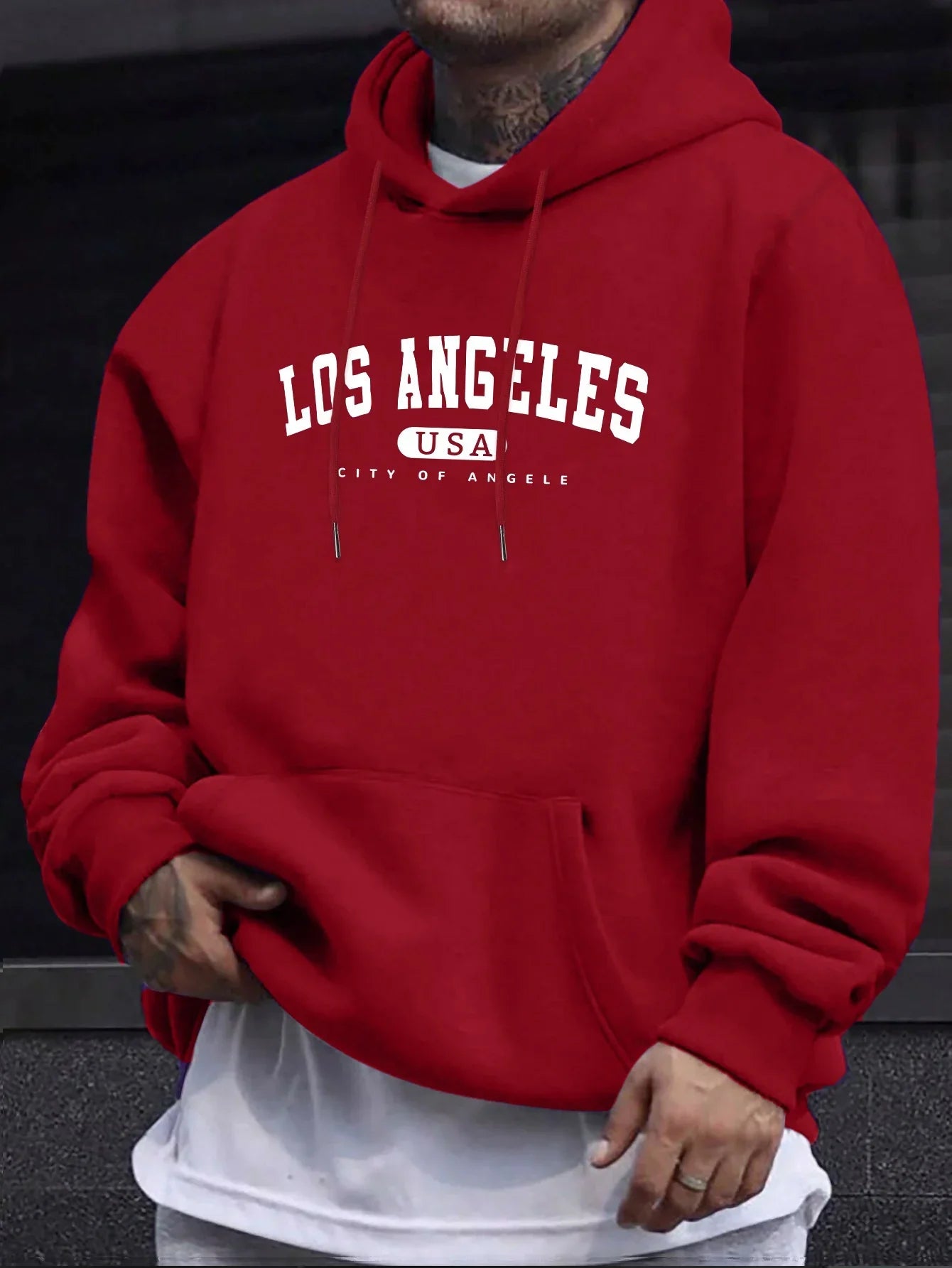 Los Angeles Hoodie – Unisex Oversized Sweater City Print