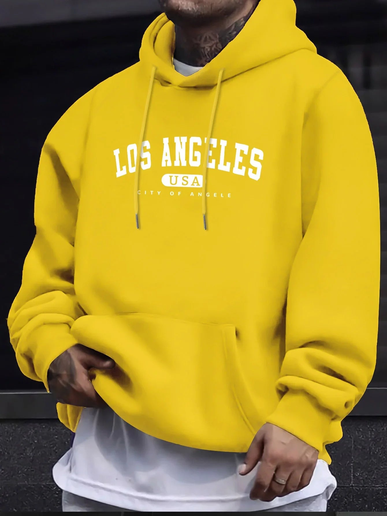 Los Angeles Hoodie – Unisex Oversized Sweater City Print