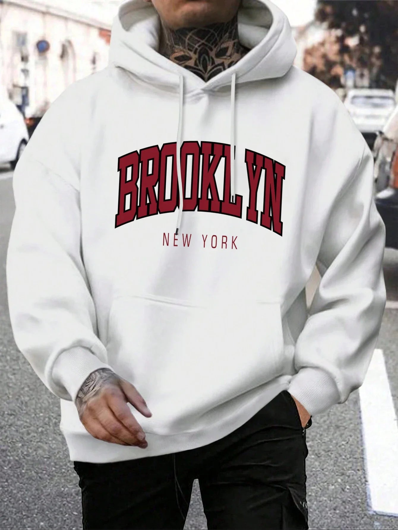 Brooklyn New York Hoodie – Unisex Oversized Sweater