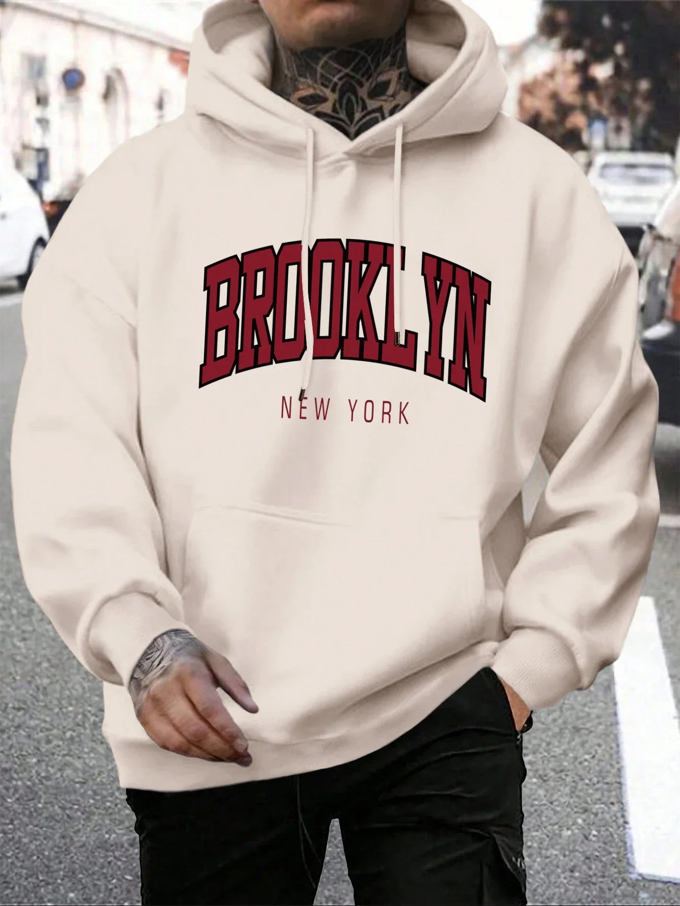 Brooklyn New York Hoodie – Unisex Oversized Sweater