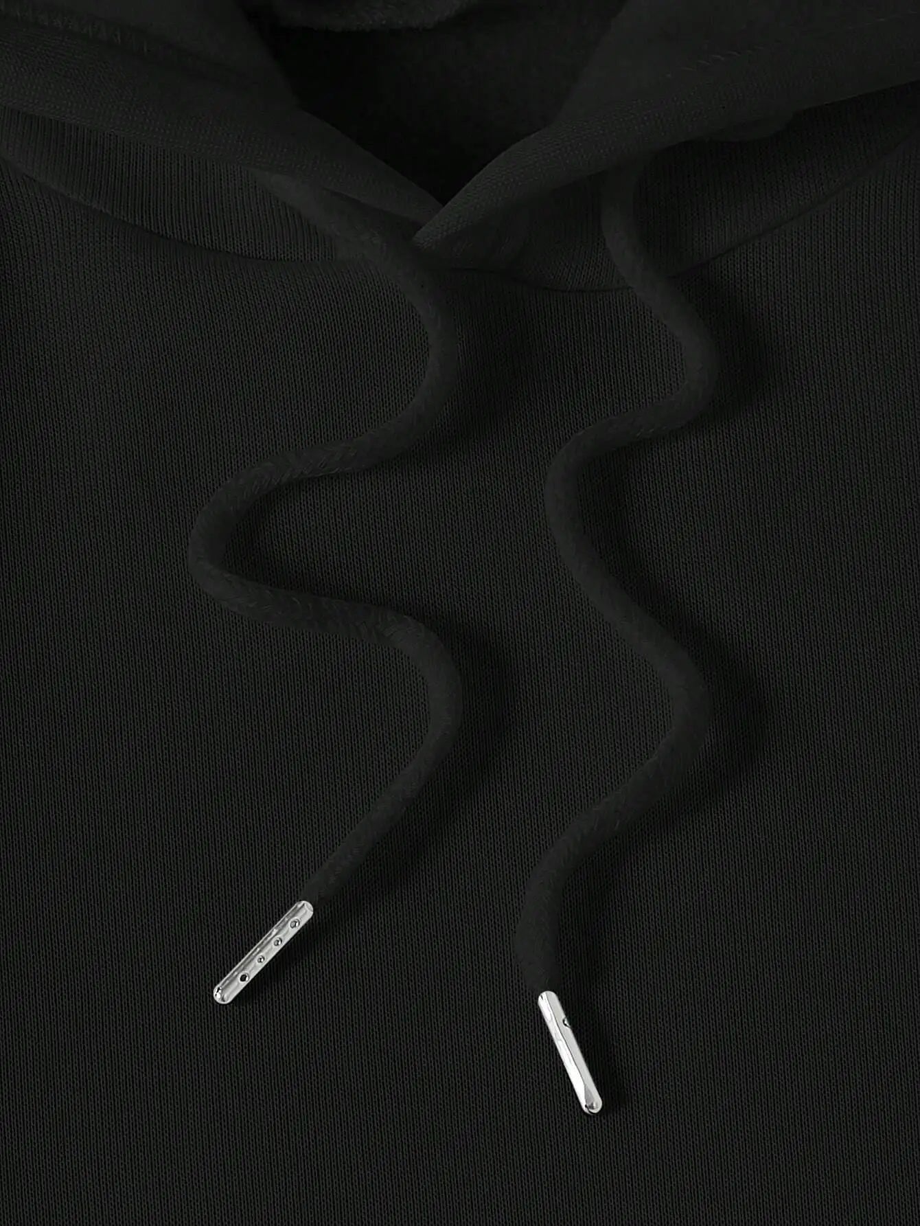 Streetwear Hoodie - Black Unisex Hoodie with Pink Cartoon Print and Hearts