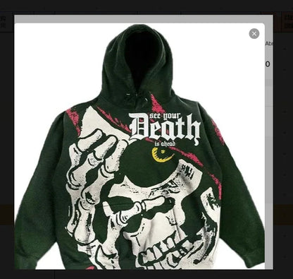 Unisex Streetwear Hoodie with Graphic Print – Oversized Fit | Multiple Colors