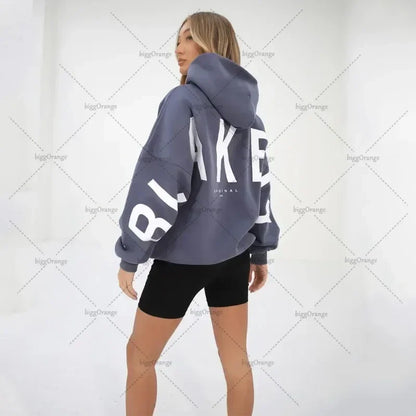 Statement Hoodie "BLANK" – Oversized Unisex Trui with Backprint & Armdetails