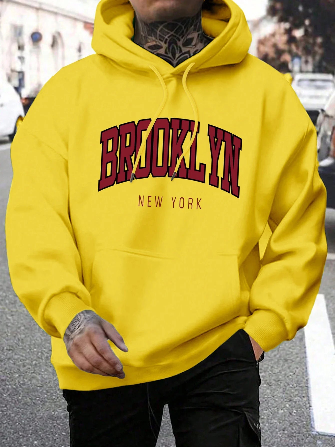 Brooklyn New York Hoodie – Unisex Oversized Sweater