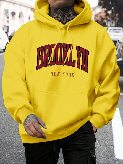 Brooklyn New York Hoodie – Unisex Oversized Sweater – Veloxiaa