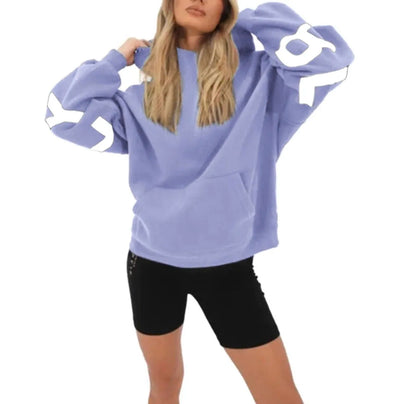 Statement Hoodie "BLANK" – Oversized Unisex Trui with Backprint & Armdetails